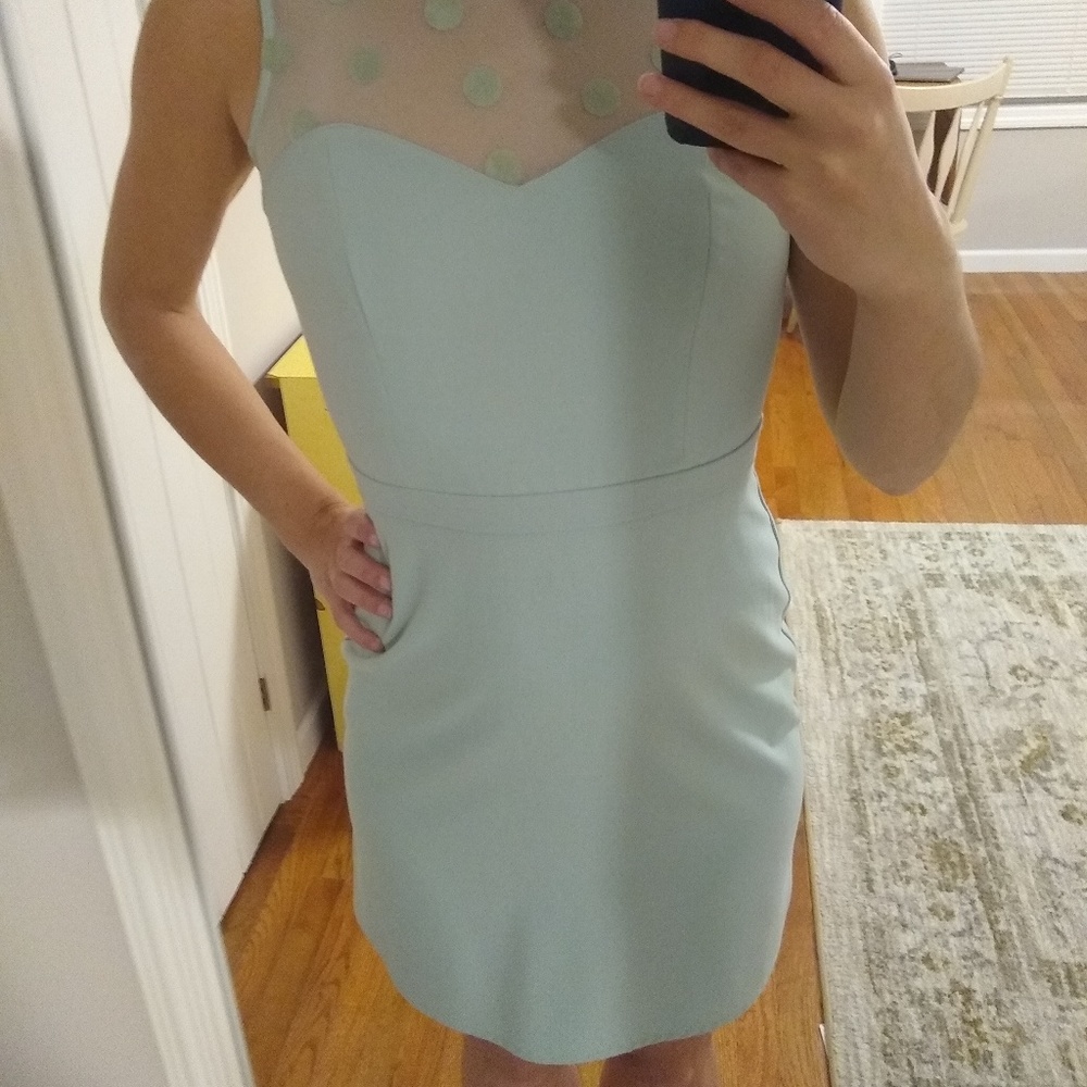 Mint cocktail dress